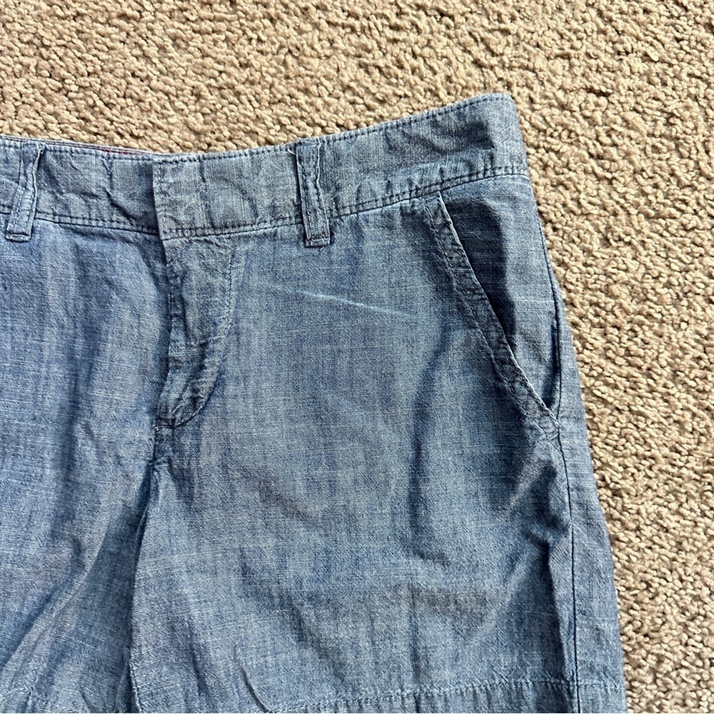 Tommy Hilfiger Women's Cotton Shorts in Denim Blue Color sz 0 - Picture 3 of 7